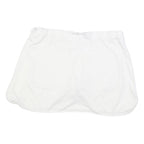 ADIDAS Womens White Sports Skort Short Polyester Blend M Athletic Tennis