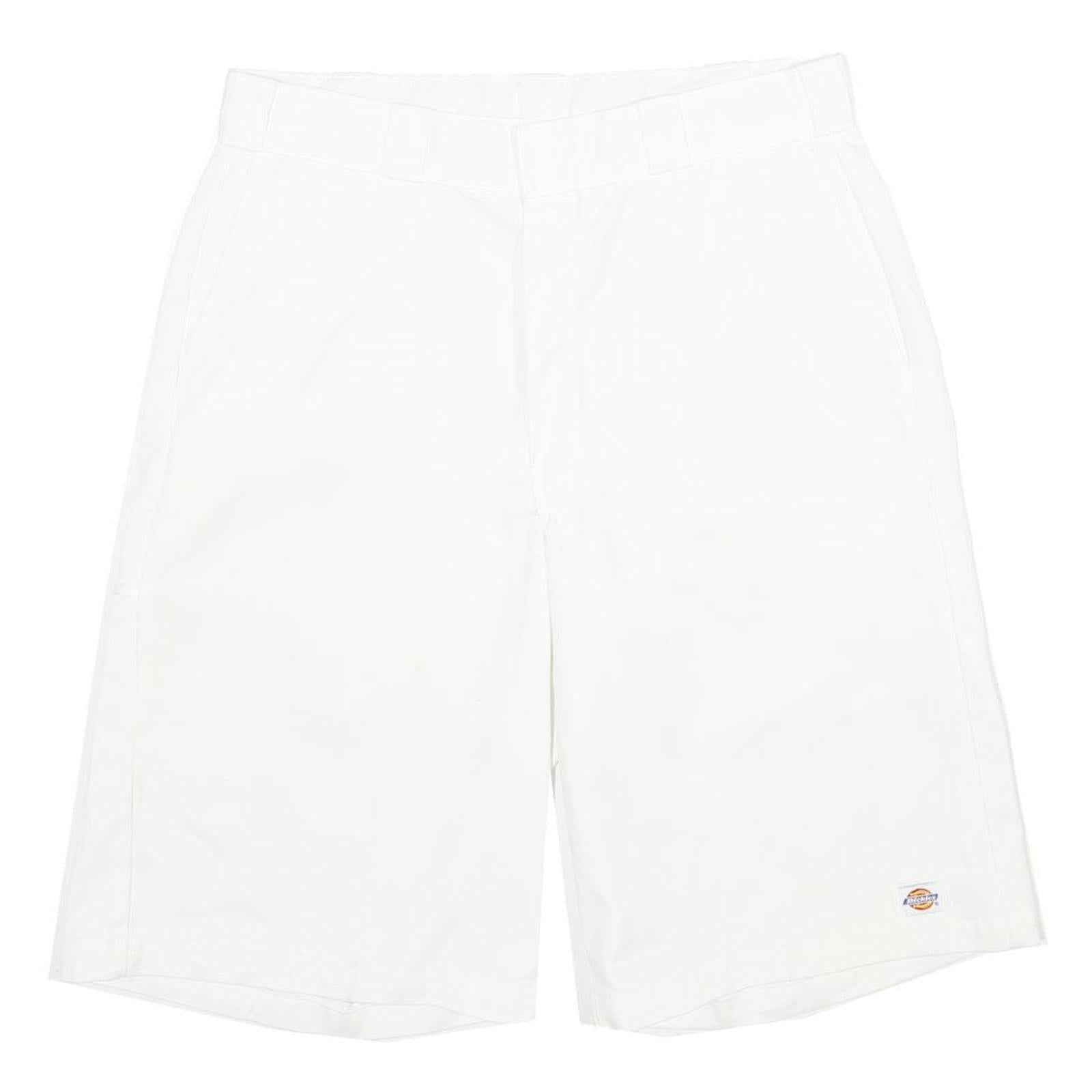 DICKIES Mens White Casual Shorts Size M W32 Classic Fit Workwear
