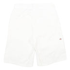 DICKIES Mens White Casual Shorts Size M W32 Classic Fit Workwear