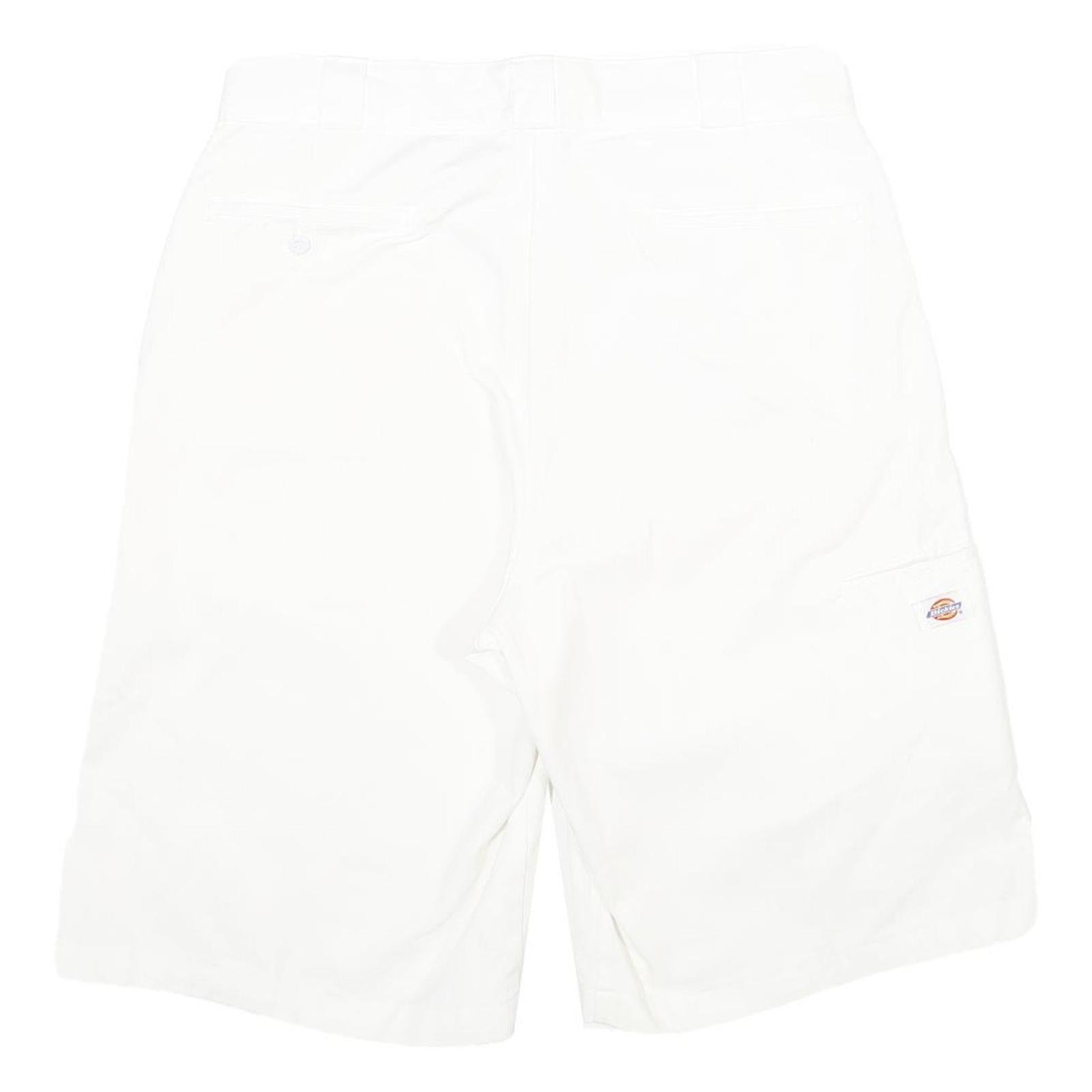 DICKIES Mens White Casual Shorts Size M W32 Classic Fit Workwear