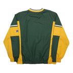 NFL Mens Green & Yellow Green Bay Packers V-Neck XL Sweatshirt Polyester