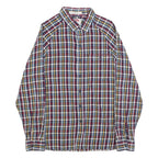 LEVI'S Mens Blue Red Yellow Check Shirt S Cotton Casual Long Sleeve