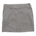 TOMMY HILFIGER Womens Grey Cotton Blend Mini Skirt S Casual Everyday Comfortable