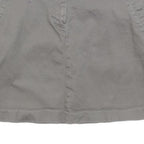 TOMMY HILFIGER Womens Grey Cotton Blend Mini Skirt S Casual Everyday Comfortable