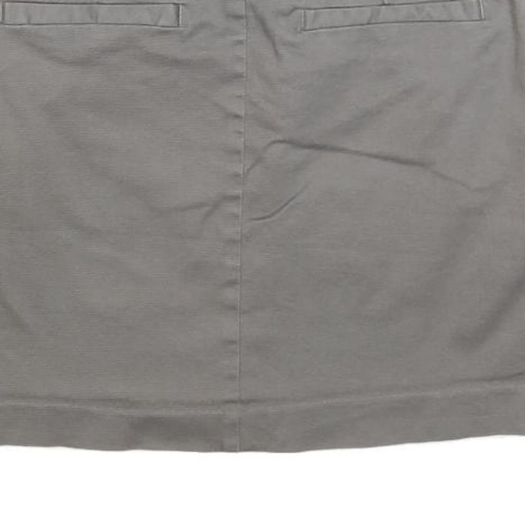 TOMMY HILFIGER Womens Grey Cotton Blend Mini Skirt S Casual Everyday Comfortable