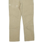 CARHARTT Mens Regular Fit Straight Beige Cotton Blend Jeans W30 L25 Workwear Zip