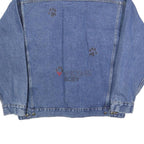 BLUE POINTE Mens Blue Denim Jacket XL Cotton Button Front Casual Workwear