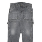 DICKIES Mens Relaxed Workwear Jeans Blue Denim W32 L29 Zip Cotton Blend