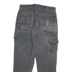 DICKIES Mens Relaxed Workwear Jeans Blue Denim W32 L29 Zip Cotton Blend