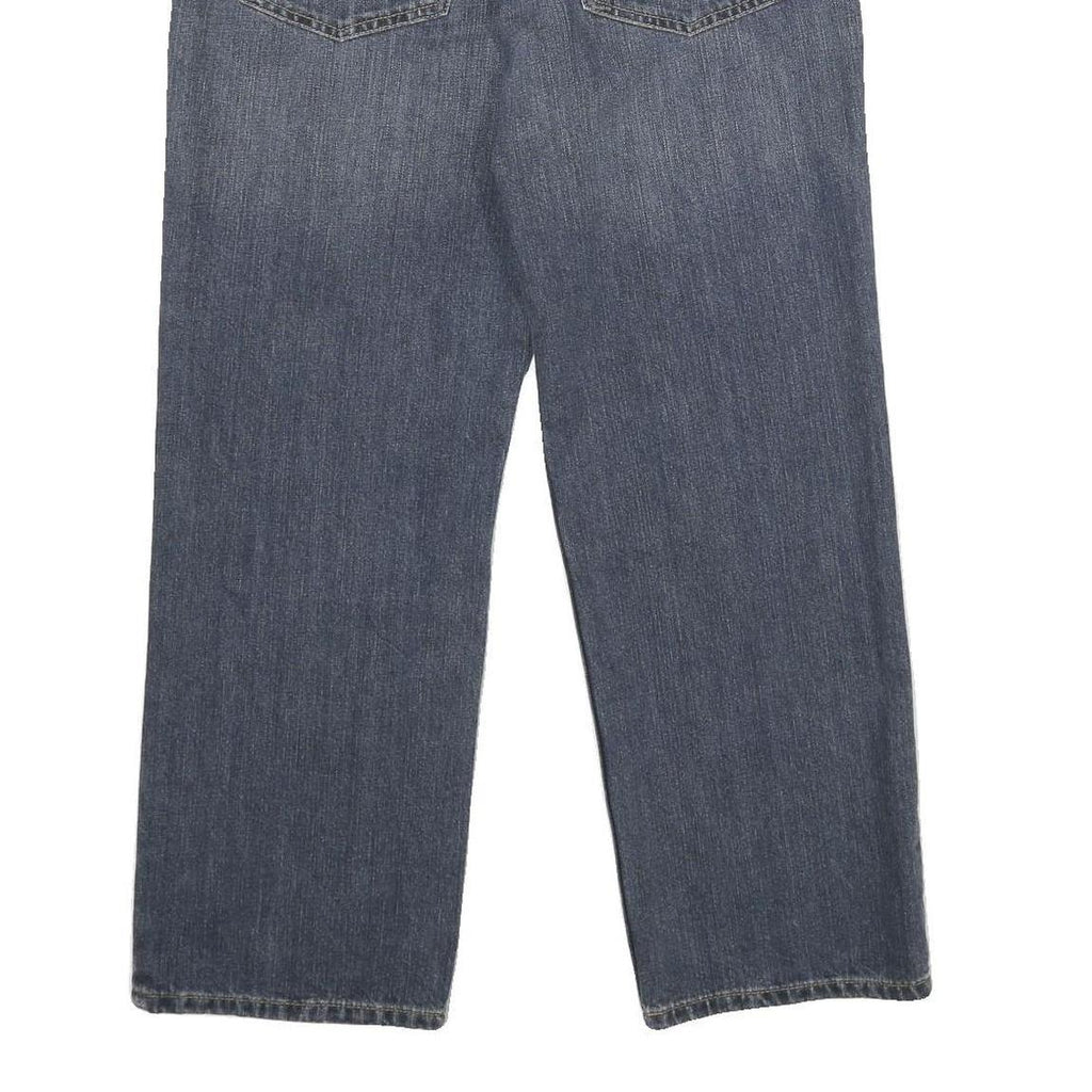 CARHARTT Mens Blue Relaxed Straight Denim Light W31 L28 Zip Cotton Blend Jeans