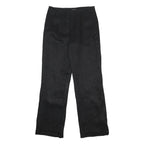 JAEGER Womens Black Relaxed Woven Trousers W28 L31 Zip Casual Wear