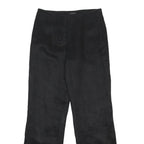 JAEGER Womens Black Relaxed Woven Trousers W28 L31 Zip Casual Wear