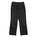 JAEGER Womens Black Relaxed Woven Trousers W28 L31 Zip Casual Wear