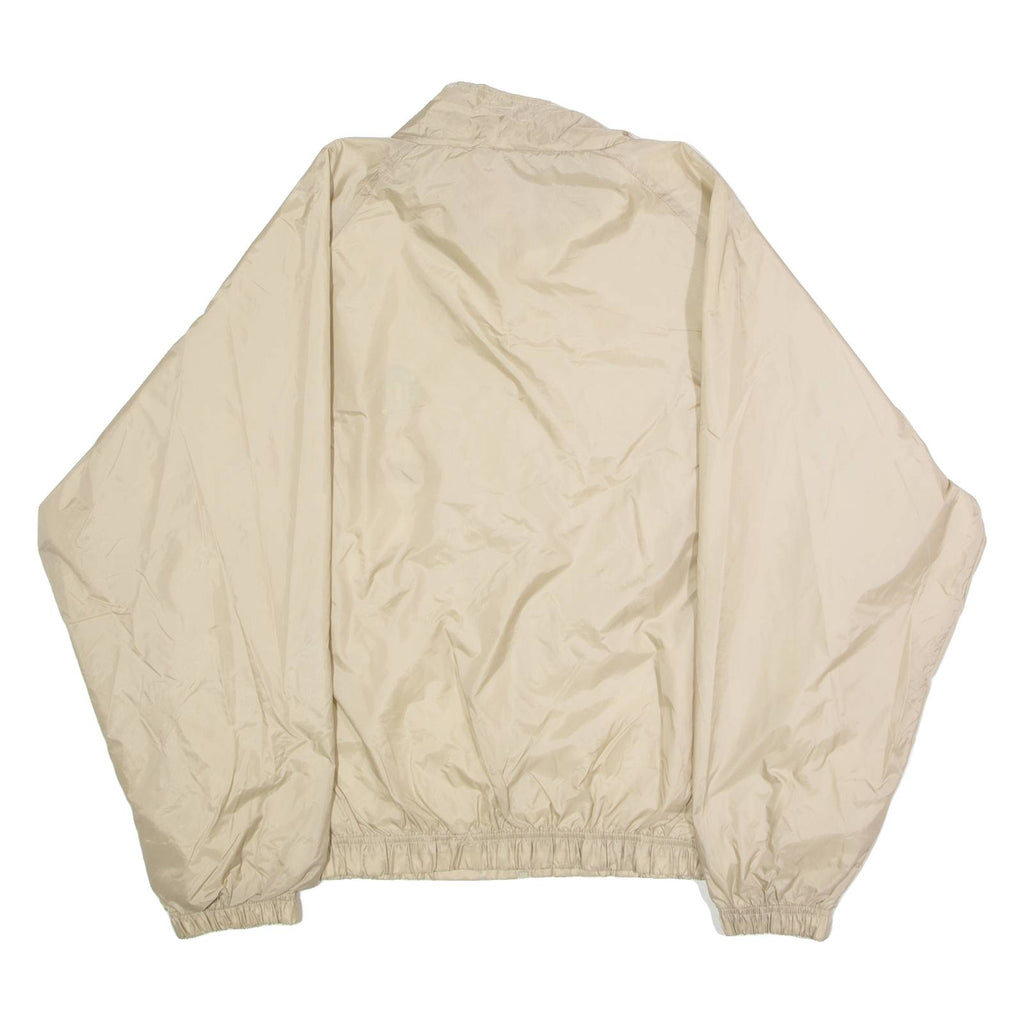 LOGO ATHLETIC Youthlinks California Mens Windbreaker Jacket Beige Nylon 90s USA XL