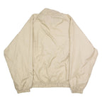 LOGO ATHLETIC Youthlinks California Mens Windbreaker Jacket Beige Nylon 90s USA XL