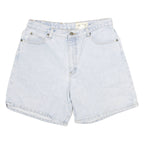 EDDIE BAUER Womens Light Blue Denim Casual Shorts XL W32 Cotton Blend Classic