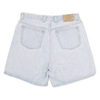 EDDIE BAUER Womens Light Blue Denim Casual Shorts XL W32 Cotton Blend Classic