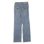 WORN Womens Regular Fit Blue Denim Jeans W28 L33 Classic Cotton Blend Zip