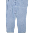 CASCADE Womens Jeans Blue Relaxed Mom Denim Light W28 L27 Elastic Waist