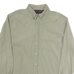 TOMMY HILFIGER Mens Beige Cotton Shirt S Button-Down Collar Long Sleeve Casual