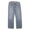 LEVI'S 505 Mens Jeans Blue Regular Straight Denim Medium W33 L30 Classic Zip