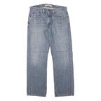 LEVI'S 505 Mens Jeans Blue Regular Straight Denim Medium W33 L30 Classic Zip