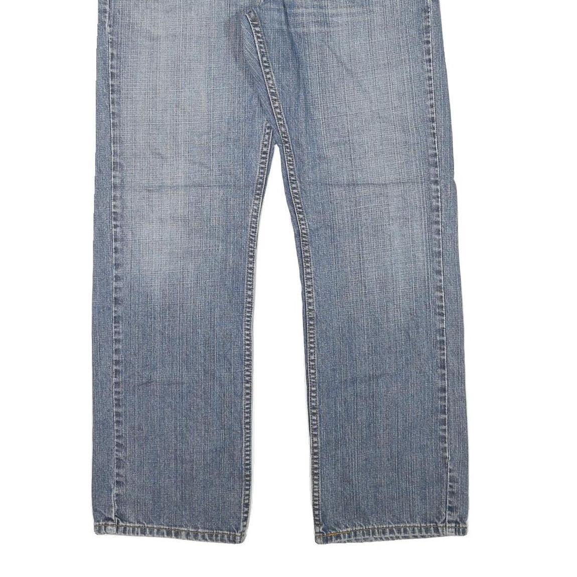 LEVI'S 505 Mens Jeans Blue Regular Straight Denim Medium W33 L30 Classic Zip