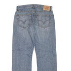 LEVI'S 505 Mens Jeans Blue Regular Straight Denim Medium W33 L30 Classic Zip