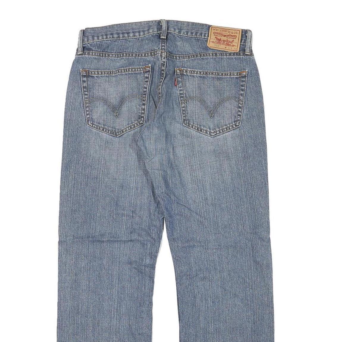 LEVI'S 505 Mens Jeans Blue Regular Straight Denim Medium W33 L30 Classic Zip