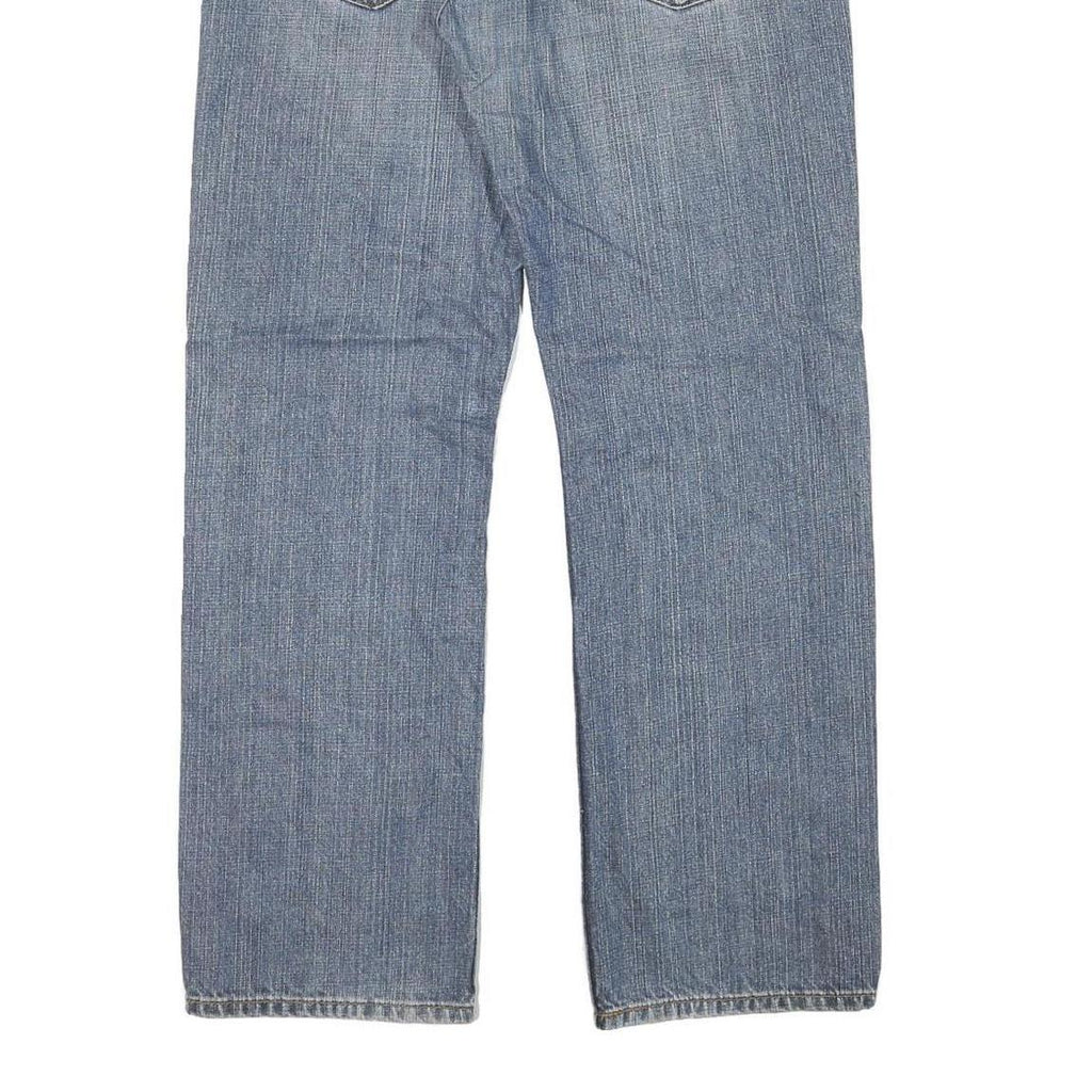 LEVI'S 505 Mens Jeans Blue Regular Straight Denim Medium W33 L30 Classic Zip