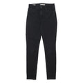 LEVI'S 721 BIG E Womens Slim Black Denim Slim W28 L30 Classic Zip Jeans