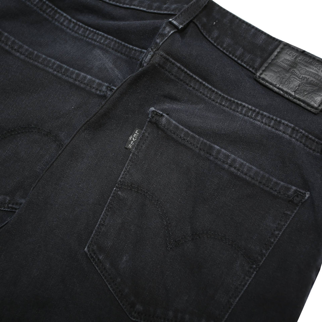 LEVI'S 721 BIG E Womens Slim Black Denim Slim W28 L30 Classic Zip Jeans
