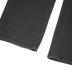 7 FOR ALL MANKIND Womens Jeans Black Slim Skinny Denim W34 L32 Button Closure