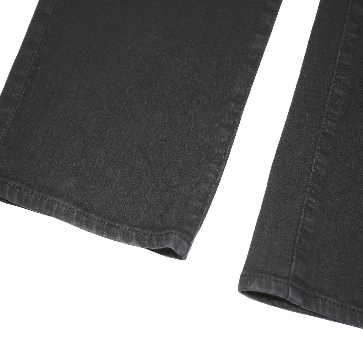 7 FOR ALL MANKIND Womens Jeans Black Slim Skinny Denim W34 L32 Button Closure