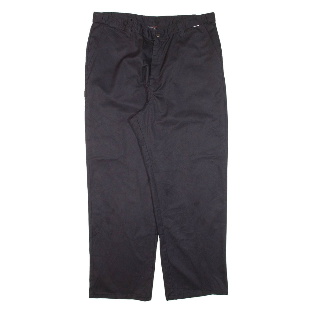 DICKIES Workwear Mens Trousers Black Relaxed Straight W38 L28