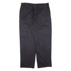DICKIES Workwear Mens Trousers Black Relaxed Straight W38 L28