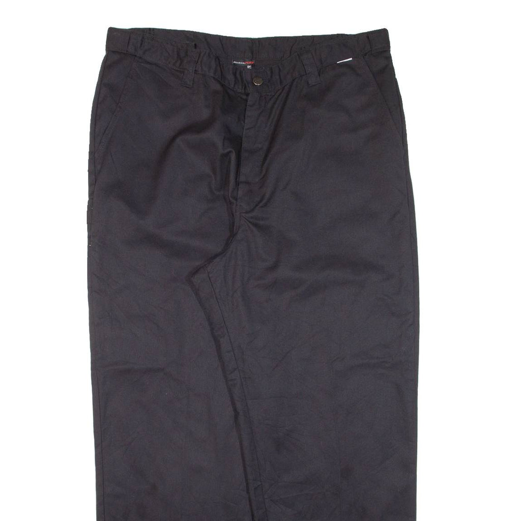 DICKIES Workwear Mens Trousers Black Relaxed Straight W38 L28
