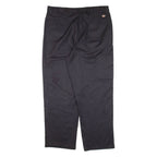DICKIES Workwear Mens Trousers Black Relaxed Straight W38 L28