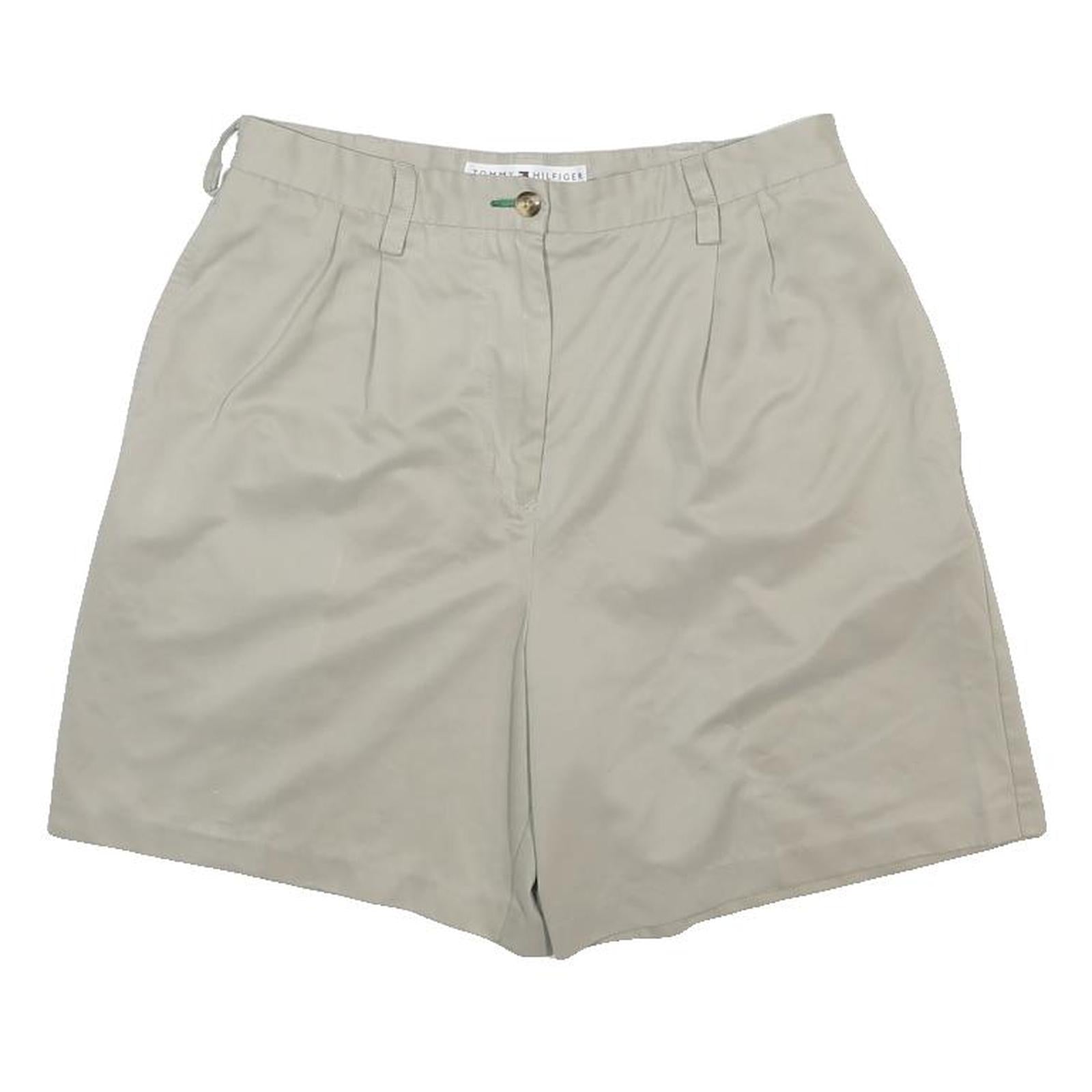 TOMMY HILFIGER Womens Shorts Beige Casual Plain M W28 Summer Wear