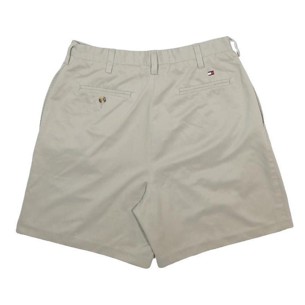TOMMY HILFIGER Womens Shorts Beige Casual Plain M W28 Summer Wear