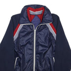 ALPIN Mens Navy Blue Red Synthetic Zip Jacket M Sports Casual Retro