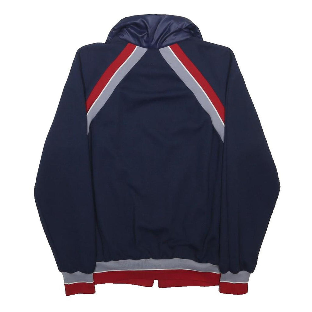 ALPIN Mens Navy Blue Red Synthetic Zip Jacket M Sports Casual Retro