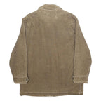 CAMEL ACTIVE Mens Beige Corduroy Chore Jacket XL Cotton Blend Zip Plain