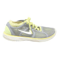 NIKE Womens Low Top Trainers Grey & Yellow Synthetic UK 3 Lightweight Running