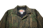WINCHESTER Mens Green Camouflage Cotton Blend Jacket M Zip Outdoor Casual