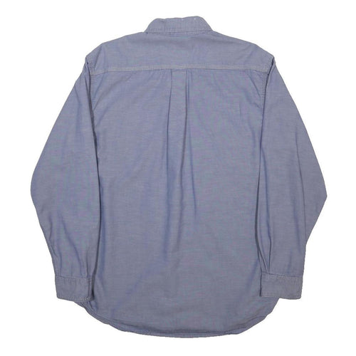 CARHARTT Mens Blue Button-Down Work Shirt M Cotton Blend Long Sleeve Casual