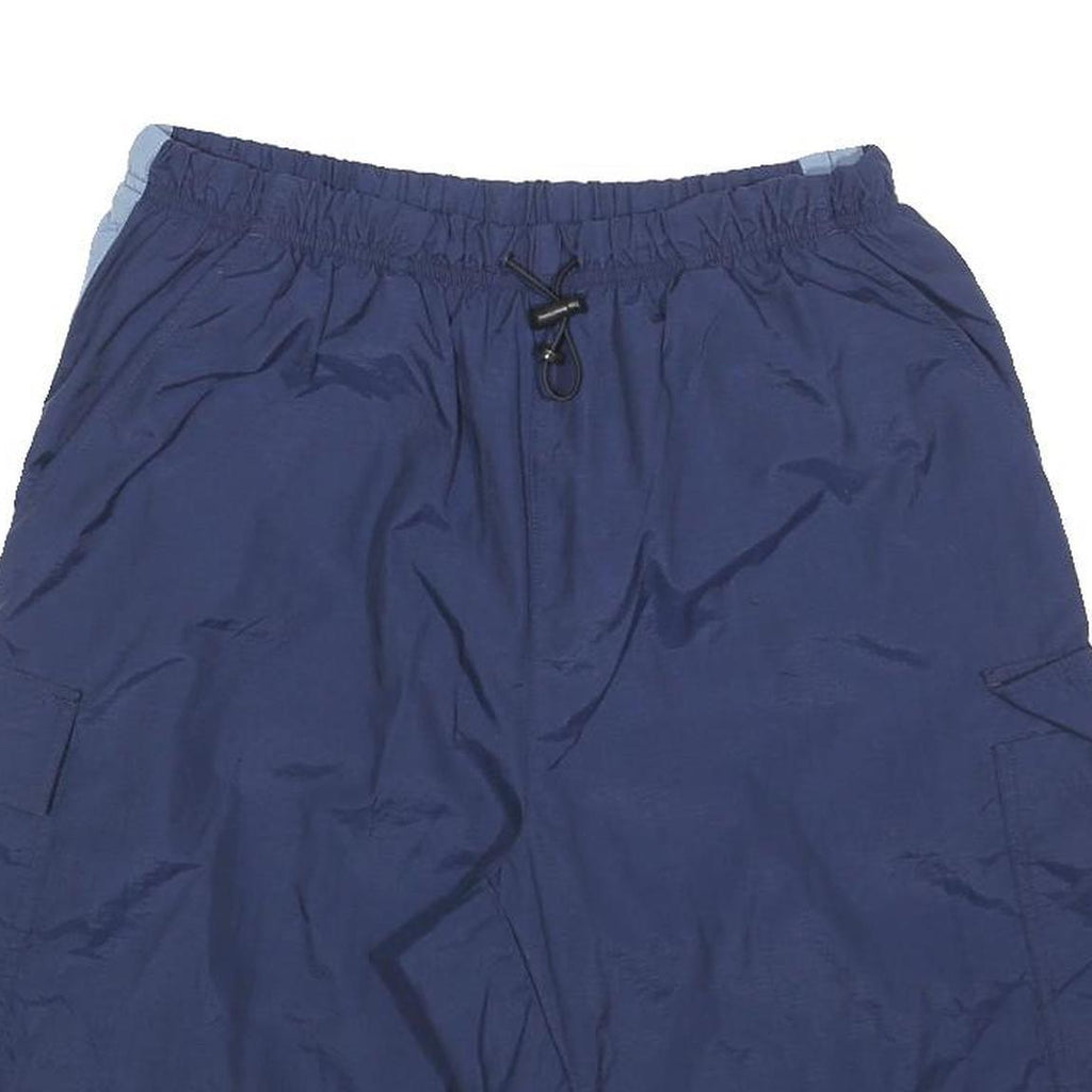 NIKE Mens Shorts Navy Blue Sports Cargo L W30 Lightweight Summer Wear