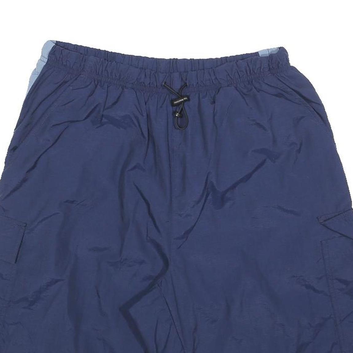 NIKE Mens Shorts Navy Blue Sports Cargo L W30 Lightweight Summer Wear