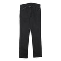LEVI'S Mens Slim Black Denim Jeans W30 L32 Zip Cotton Blend Stylish Fit