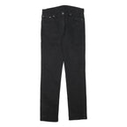 LEVI'S Mens Slim Black Denim Jeans W30 L32 Zip Cotton Blend Stylish Fit